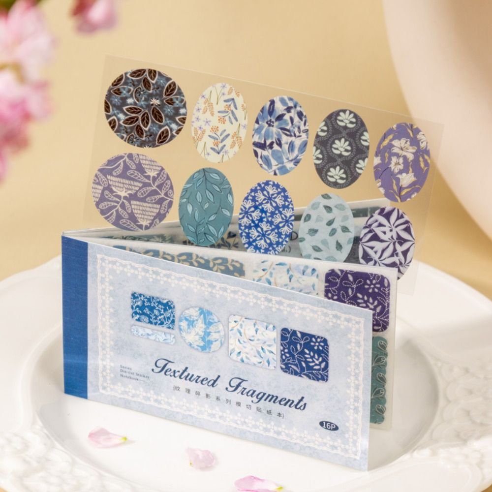Books - 16pcs Textured Fragments Series Sticker Book