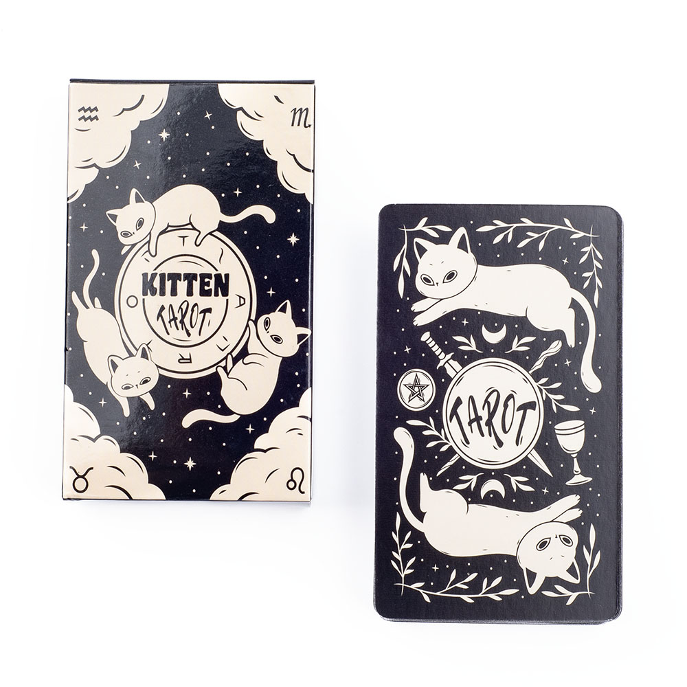 Kitten Tarot Deck 78Pcs Cute B - Tarot Deck With Guidebook recension och pris