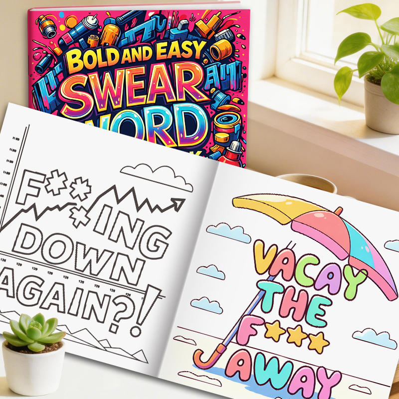 Adult Coloring Book with Witty - Adult Coloring Book Stress Relief recension och pris