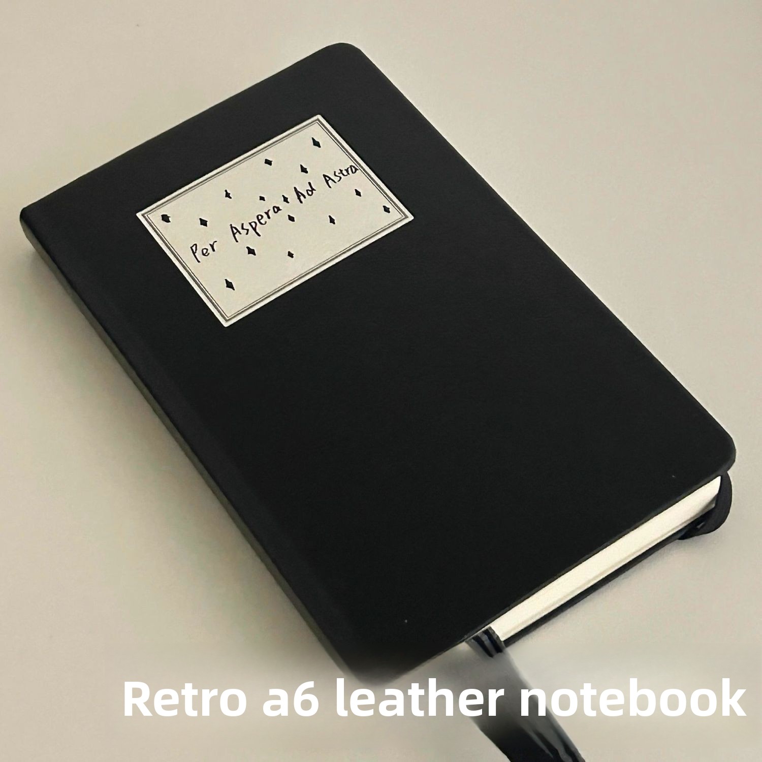 Vintage A6 Black Leather Journ - Vintage Leather Journal Notebook recension och pris