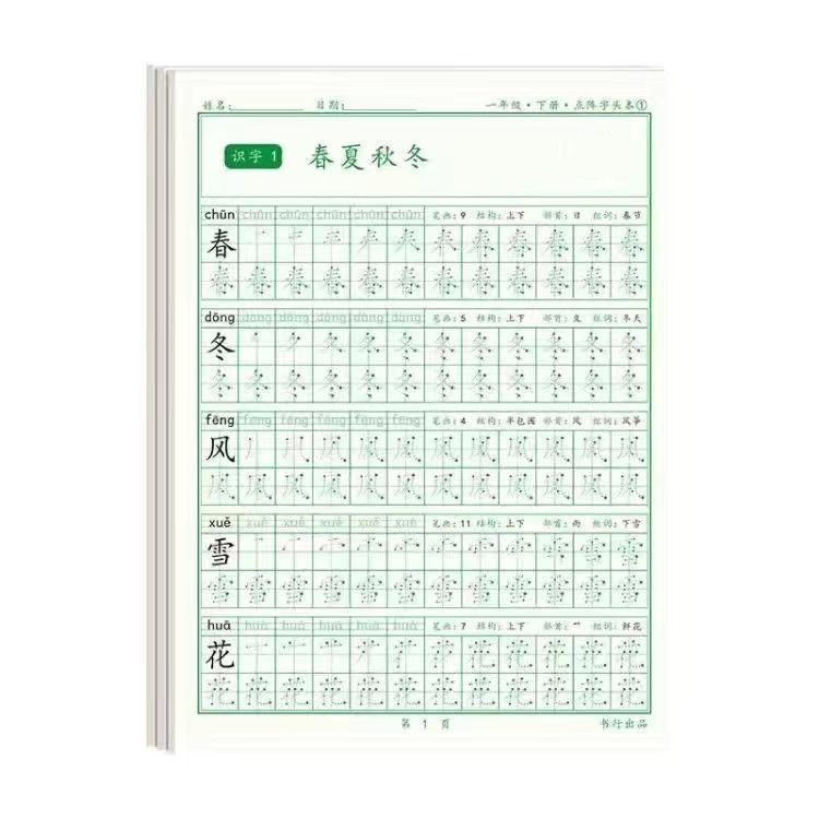 Chinese Characters Calligraphy - Chinese Calligraphy Practice Book recension och pris