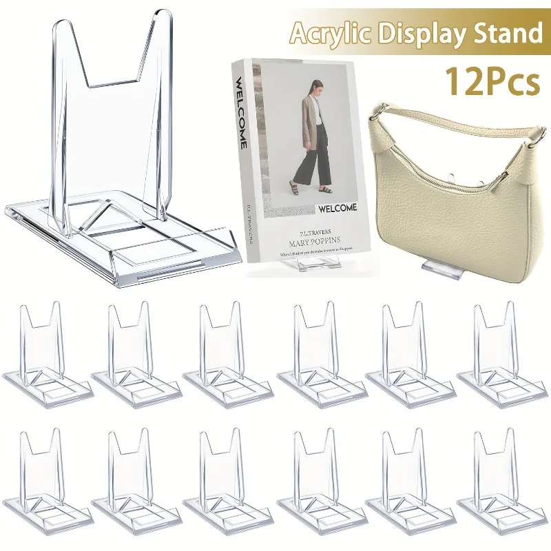 5/12pcs Clear Acrylic Display  - Clear Acrylic Book Stand Holder recension och pris