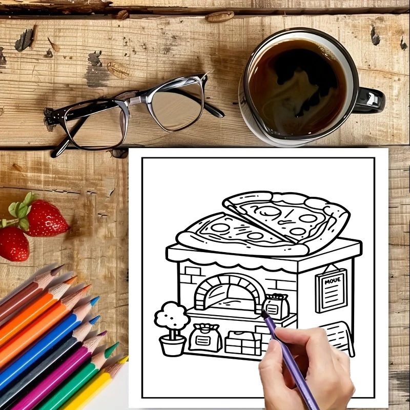 Coloring Book Little Spaces fo - Adult Coloring Book Stress Relief recension och pris