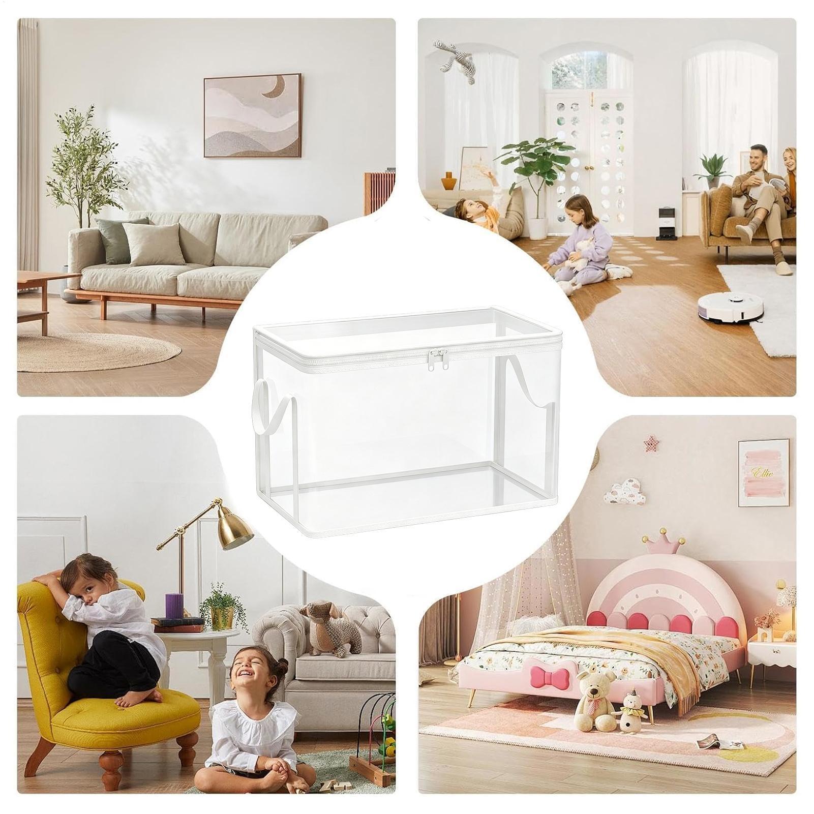 Toy Storage Bag Transparent Or - Books recension och pris