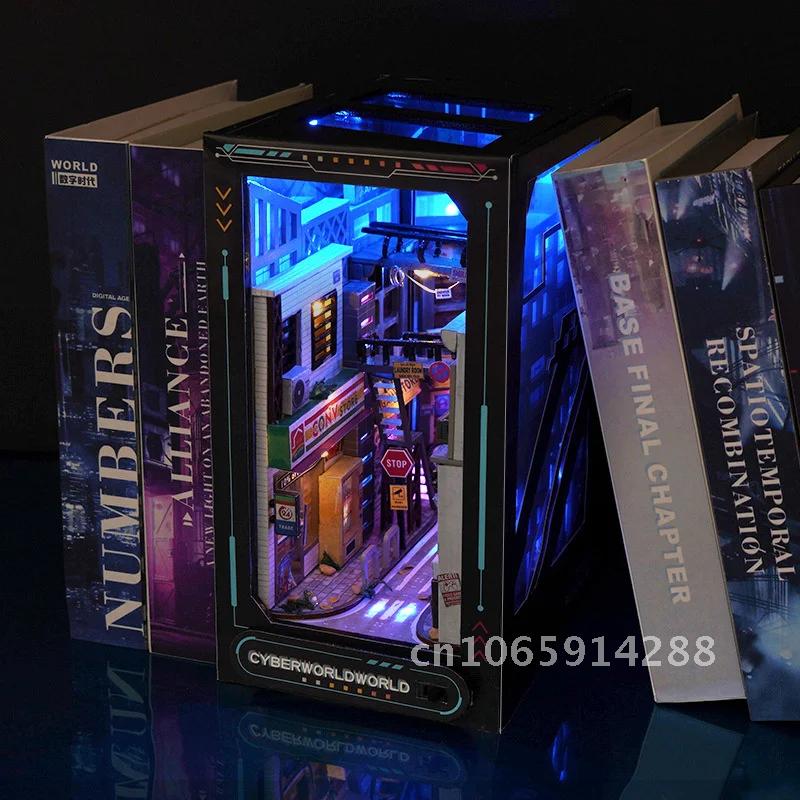 Creative DIY Wooden Book Nook  - Diy Wooden Book Nook Kit Shelf Insert recension och pris