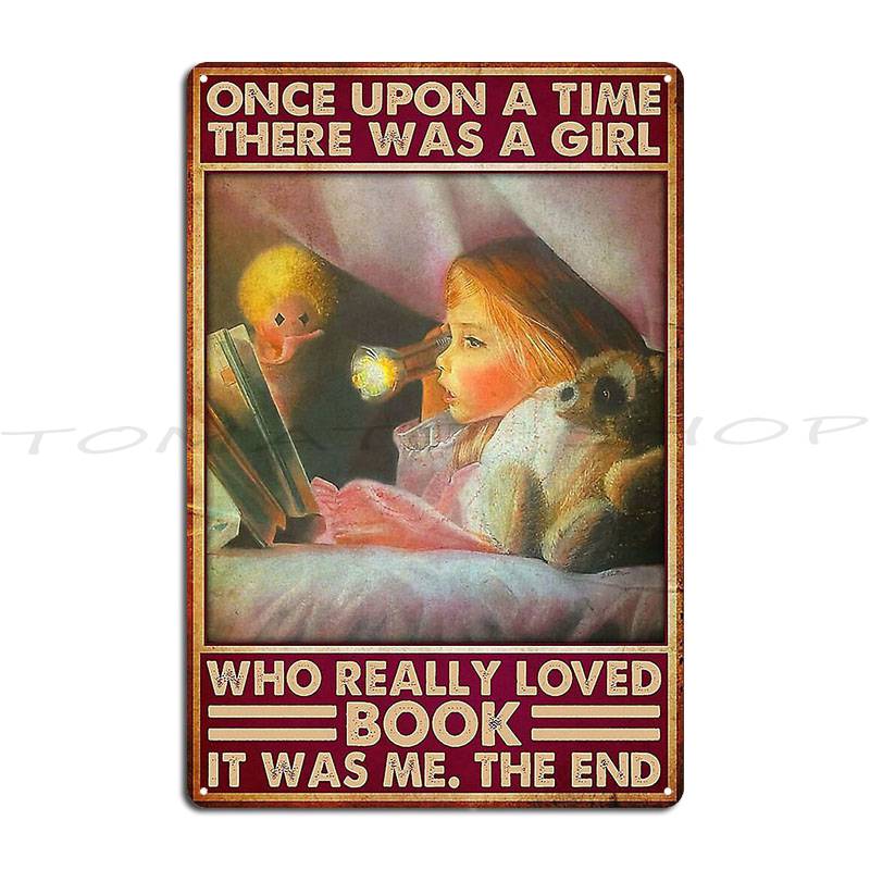Once Upon Book Metal Sign Plaq - Books recension och pris