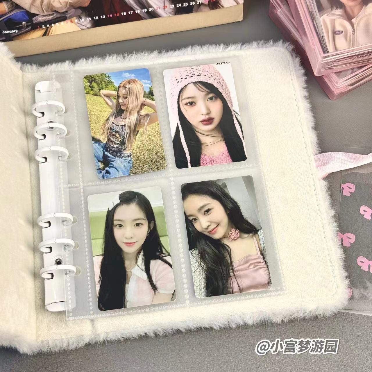 Cute Plush Fish Card Book A5 B - Kpop Photo Card Binder 3 Inch recension och pris