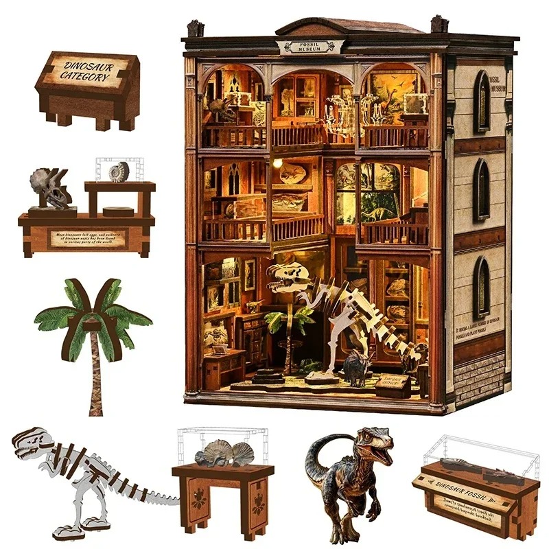 DIY Book Nook Shelf Insert Kit - Diy Wooden Book Nook Kit Shelf Insert recension och pris