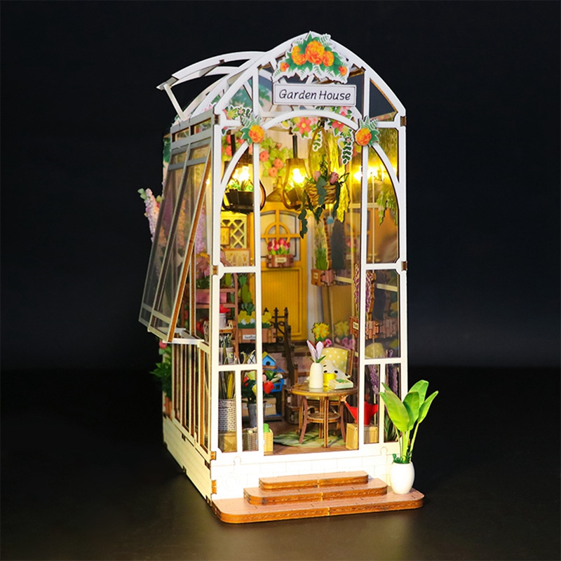 Book Nook Kit DIY Miniature Ho - Books recension och pris