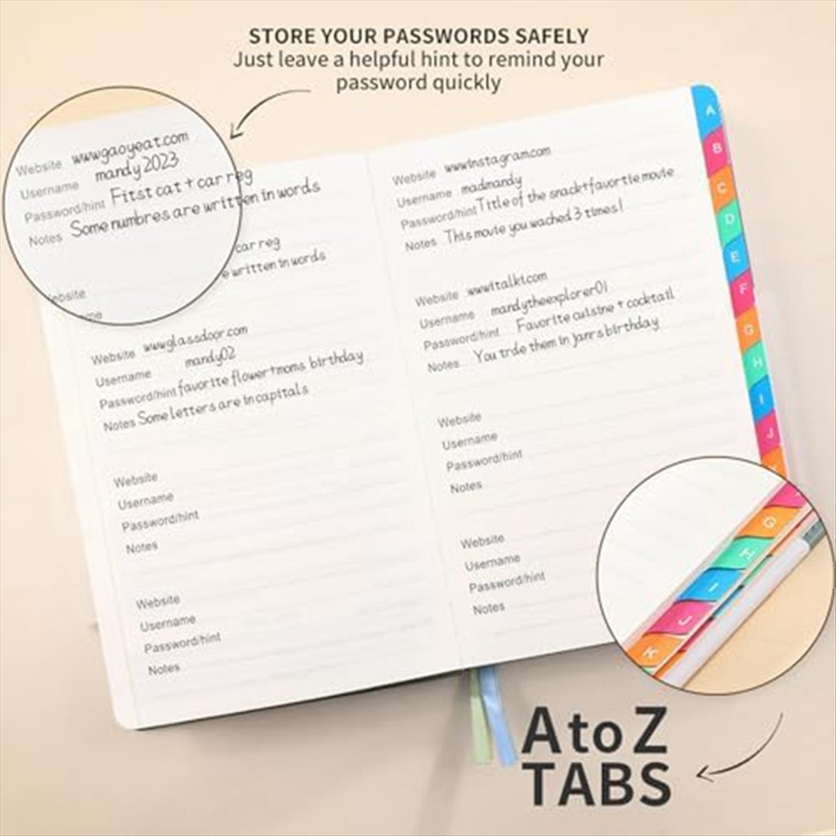 N82R Password Keeper Book with - Books recension och pris