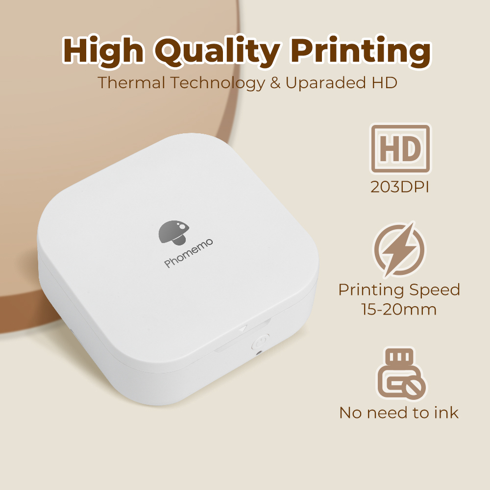 【New】Phomemo Q30 Mini Label Pr - Mini Pocket Thermal Printer Paper Roll recension och pris