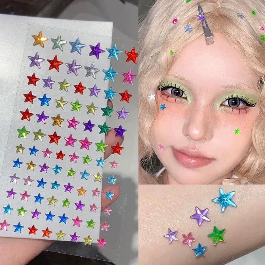 Self-Adhesive Face Rhinestones - Music recension och pris