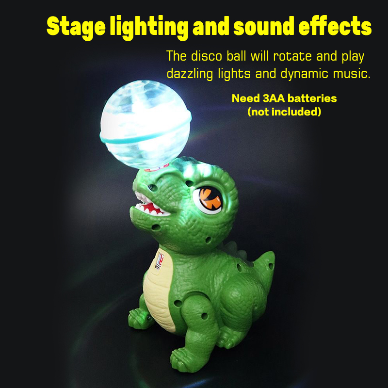 Electric Dinosaur Top Ball Toy - Music recension och pris